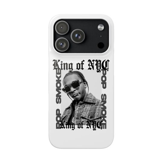 Discover iPhone Case King of NY, Hip Hop Phone Cover, Streetwear iPhone 13 14 15 16 17 Case, Rapper Aesthetic Gift