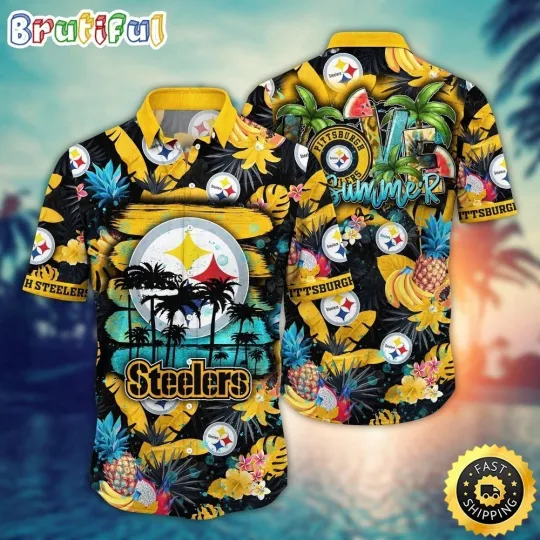 Discover Pittsburgh Football Steelerss Team Hawaiian Shirt Button Down Unisex Adults