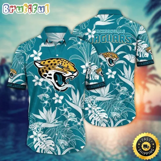 Jacksonville Football Jaguarss Team Hawaiian Shirt Button Down Unisex Adults