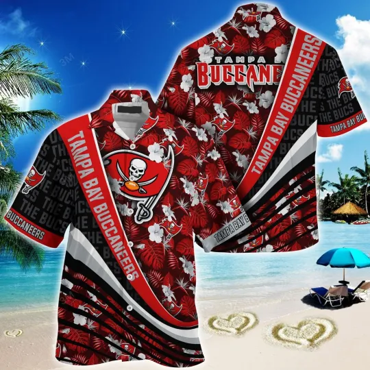 Discover Tampa Bay Football Buccaneerss Team Hawaiian Shirt Button Down Unisex Adults
