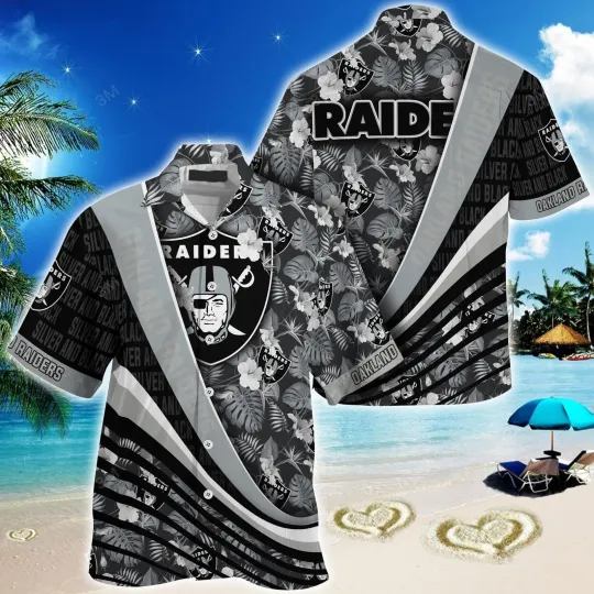 Discover Las Vegas Football Raiderss Team Hawaiian Shirt Button Down Unisex Adults Gift