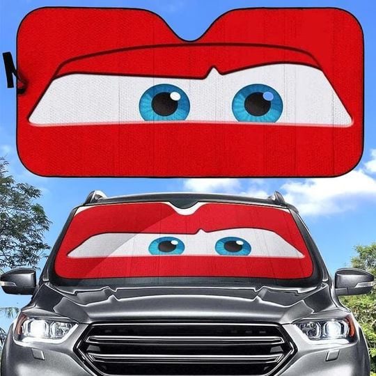 Lightning Mcqueen Car Sunshade, Disney Cars Movies Car Sun Shade, Disney Cars Car Windshield, Car Pixar Sunshade, Cute Sun Shade For Car