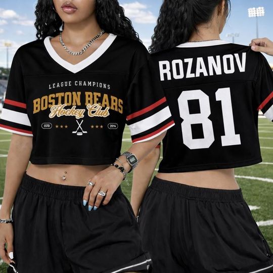 Discover Heated Rivalry Croptop Jersey, Team Hollanov LGBT Movie Shirt, Hollander Rozanov Inspired Tee, Hockey Romance Fan Gifts