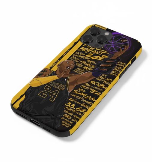 Discover Kobe 24 Phone Cover /Soft Case for iPhone /Samsung- Basketball Legend Accessory The Mamba