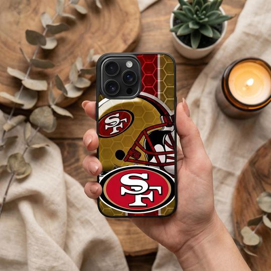 49ers Football Helmet iPhone 17 16 15 14 13 Pro Max Plus Air Samsung Galaxy S25 S24 S23 S22 Ultra Edge FE