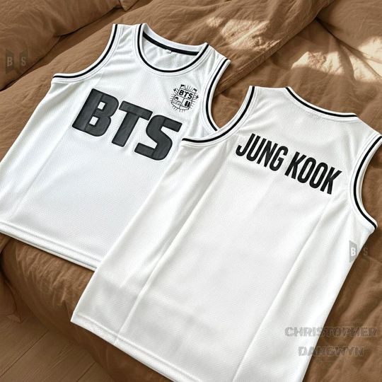 Discover Personalized BTS Fan Basketball Tank Top, Custom Name Number Kpop Streetwear, Unique Gift for Kpop Lovers & Players