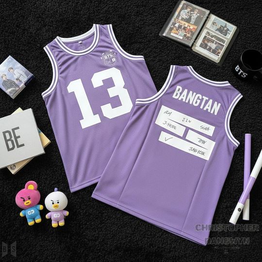 Discover Custom Bangtan Comeback Basketball Tank Top,  BTS 2013-2026, Personalized Name Number Kpop Streetwear, Unique Gift for Kpop Lovers & Players