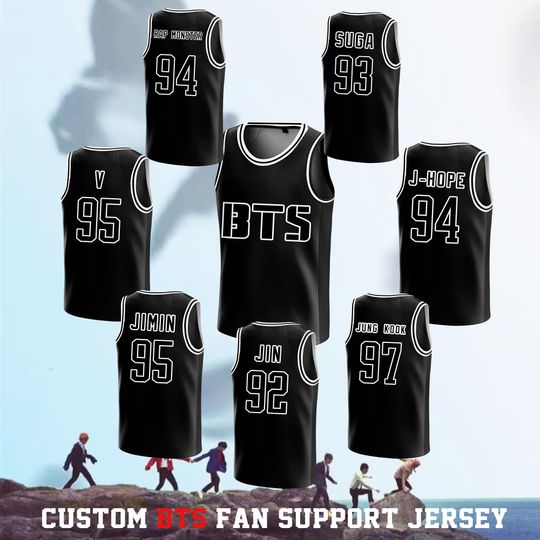 Discover BTSCustom Tour Idol Basketball Jersey, Fan Lovers Kpop Fan Gift for Girl Women