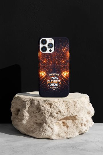 Denver Broncos Playoffs 2026 Phone Case, football Football Fan iPhone Cover, Tough Protective Case, Game Day Sports Gift, football iPhone Case