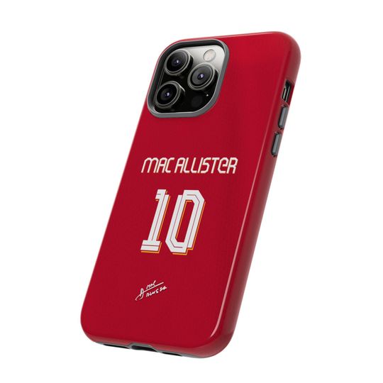 Discover Mac Allister 10 Case | Liverpool Style Signature Phone Cover | Mac Allister Fan Gift | Tough iPhone 17, 16, Samsung S24 Gift | Home Kit