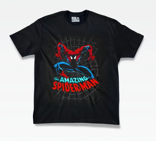 Discover The Amazing Spiderman Black Graphic T-Shirt