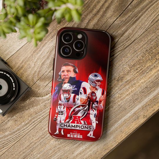 Discover Patriots AFC Champions iPhone Case, American Football Fan Art