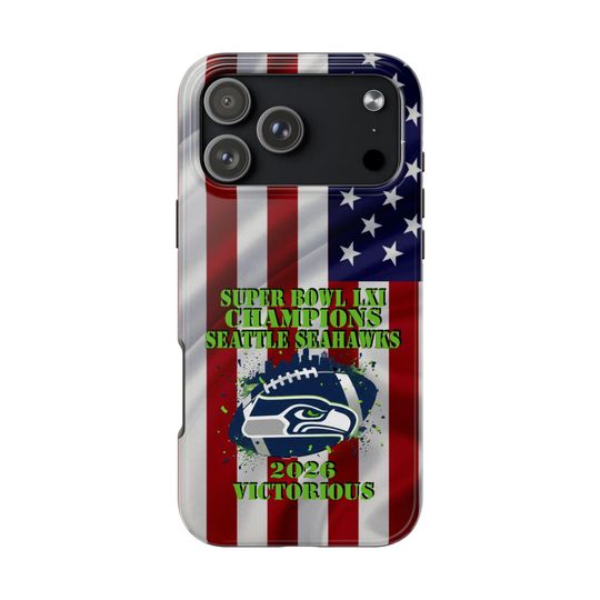 Seattle Seahawks Super Bowl LXI Champions phone case | 2026 Victorious