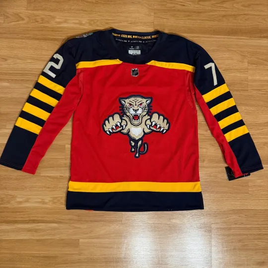 Discover Florida Panthers Bobrovsky Men's Hockey Jersey