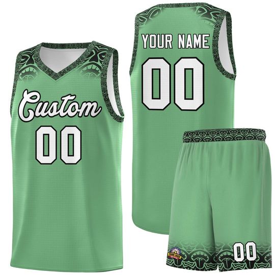 Discover Custom Basketball Jersey Women Men Design Pattern Personalized Name Number Jerseys Mesh Basketball Set Team Uniforms Fathers' Day