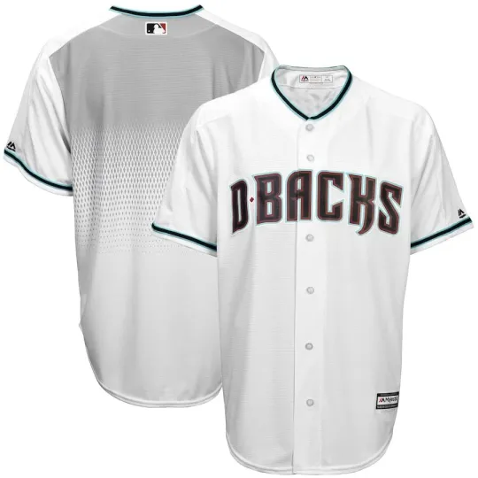 Discover Majestic Arizonna Diamondbacks Home Teal Trim Baseball Jersey