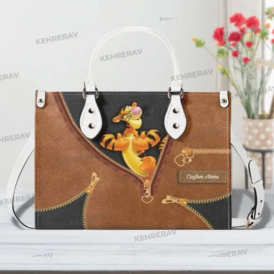 Discover Tigger Winnie The Pooh Leather Handbag