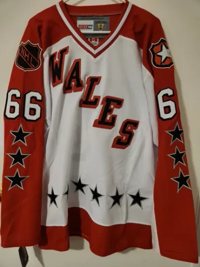Discover Mario Lemieux 1980s Throwback CCM Men's Hockey Jersey All-Star Game