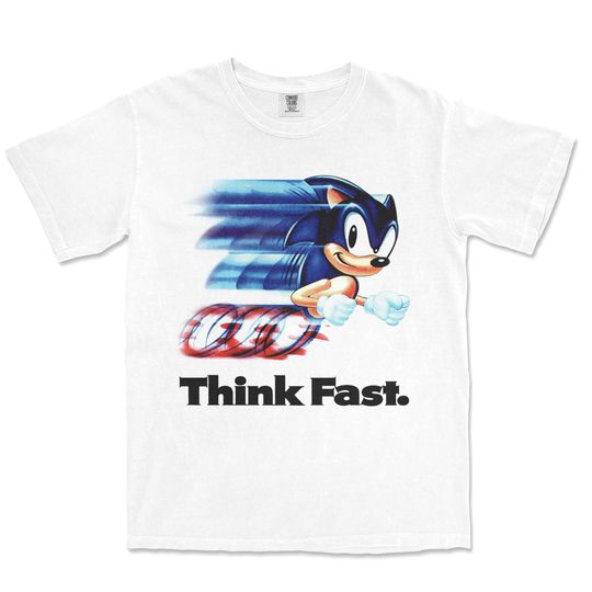 Discover Sonic the Hedgehog Vintage Inspired T-shirt | Retro Gaming, Nostalgic Graphic Tee