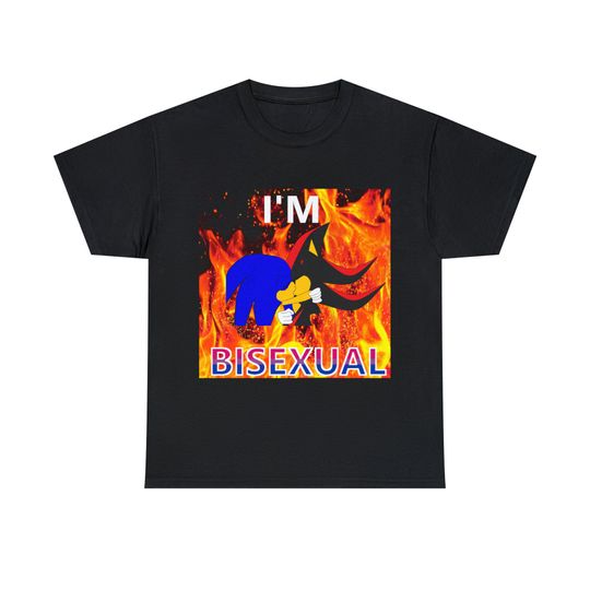 Discover Sonic and Shadow Kissing Bisexual T-Shirt