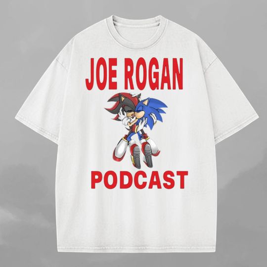 Joe Rogan Sonic Shadow Podcast Shirt, Comfort Colors Joe Rogan Shirt