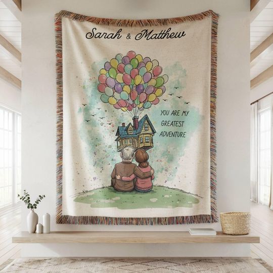 Discover Personalized Wedding Couple Anniversary Throw Blanket Gift, Vintage Bookish Decor Anniversary Gift, Romantic Blanket, Wedding Blanket Gift