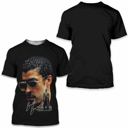 Bad Bunny 3D T-Shirt, Benito Album, Debi Tirar Mas Fotos, DTMF Merch