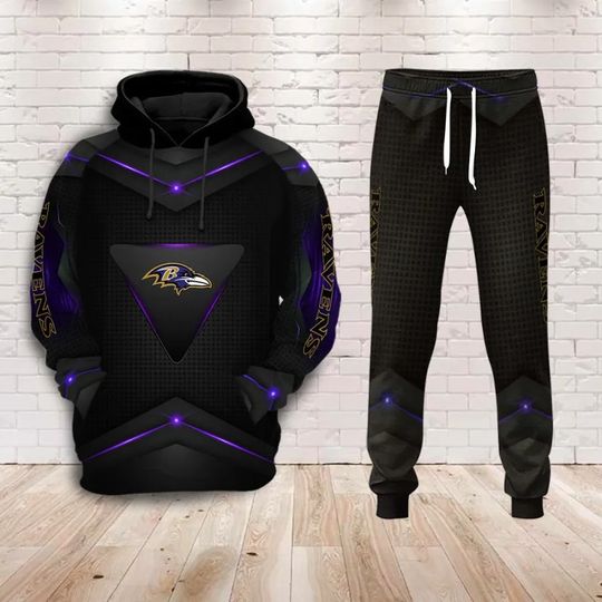 Baltimore Ravens Hoodie Jogger Set