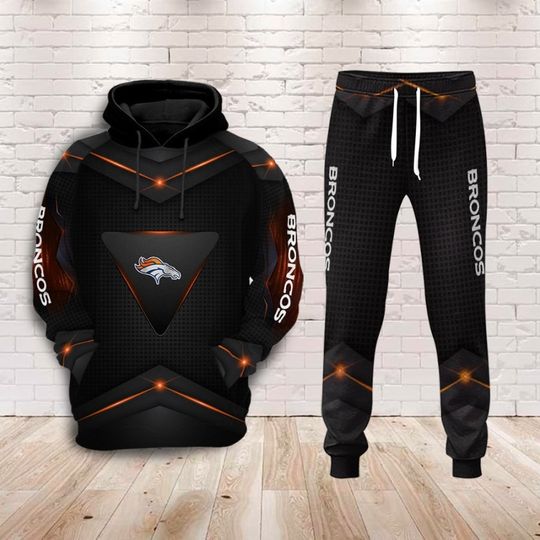 Denver Broncos Hoodie Jogger Set