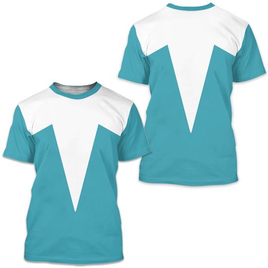 Frozone The Incredibles Costume T-Shirt, The Incredibles Cosplay Costume Tee