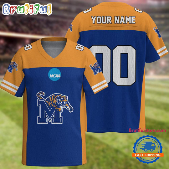 Discover NCAA Memphis Tigers Sport Team New Season Personalized Football Jersey