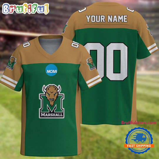 Discover NCAA Marshall Thundering Herd Sport Team New Season Personalized Football Jersey