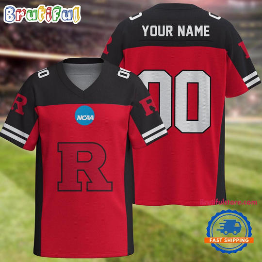 Discover NCAA Rutgers Scarlet Knights Sport Team New Season Personalized Football Jersey