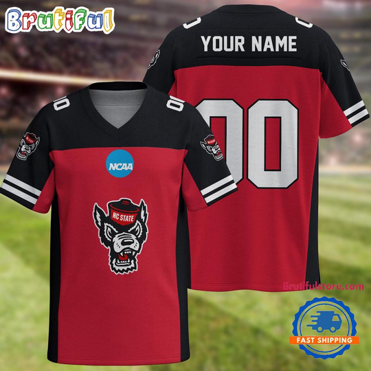 Discover NCAA NC State Wolfpack Sport Team New Season Personalized Football Jersey
