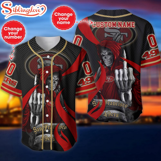 Custom Name And Number San Francisco 49ers football Football Team Baseball Jersey For Fans
