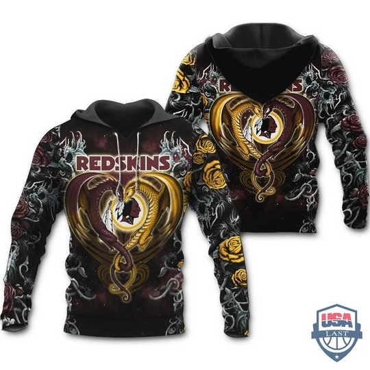 Discover Washington Football Dragon football 3D Hoodie