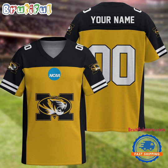 Discover NCAA Missouri Tigers Sport Team New Season Personalized Football Jersey