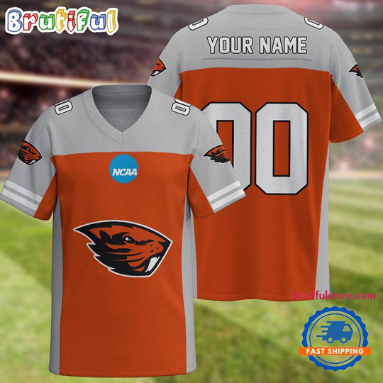NCAA Oregon State Beavers Sport Team New Season Personalized Football Jersey