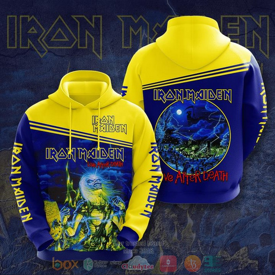Iron Maiden Live After Death 3D Hoodie