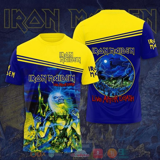 Discover Iron Maiden Live After Death 3D Shirt