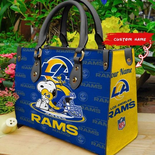 Los Angeles Ramss Personalized Leather Hand Bag BB151