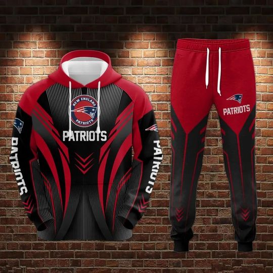 New England Patriots Hoodie Jogger Set