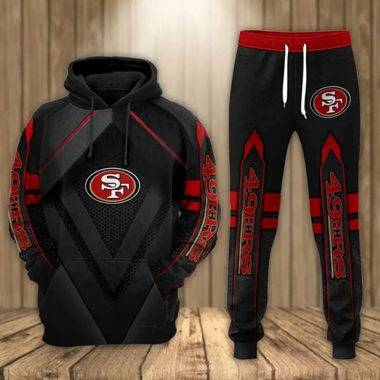 Discover San Francisco 49ers Hoodie Jogger Set