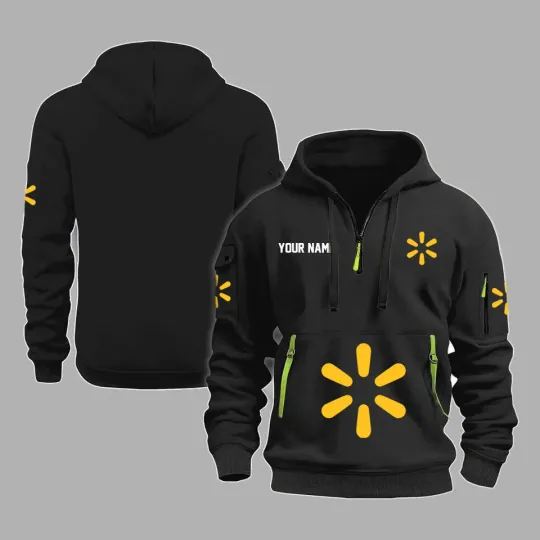 Personalized Walmart 3D Quarter Zip Hoodie Tacial Hoodies