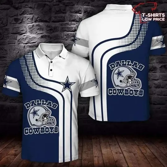 Discover Dallas Football Team Cowboyss 3D Polo Shirt