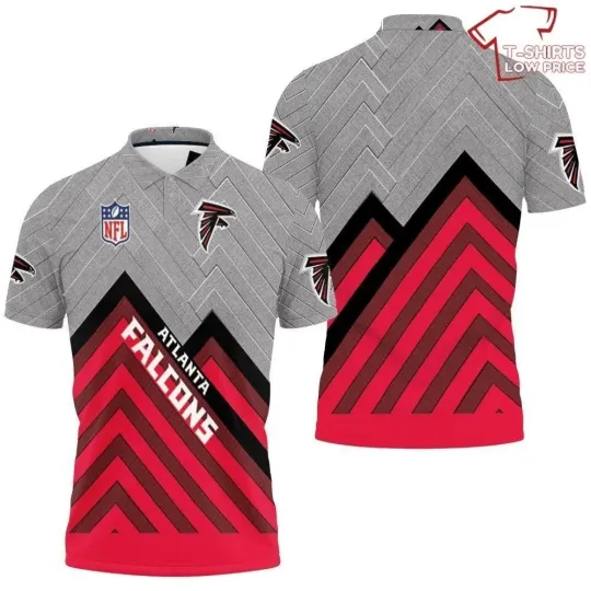 Discover Atlanta Football Team Falconss 3D Polo Shirt