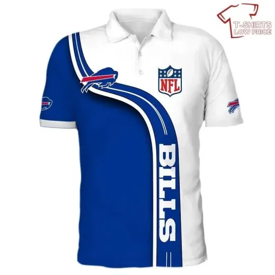 Discover Buffalo Football Team Billss 3D Polo Shirt