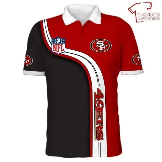 Discover San Francisco Football Team 49erss 3D Polo Shirt