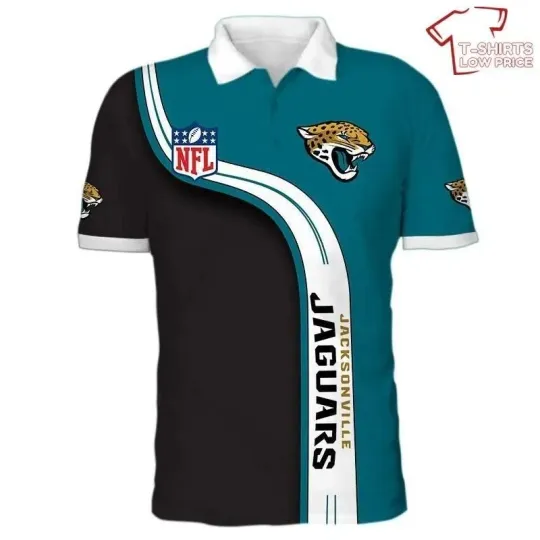 Discover Jacksonville Football Team Jaguarss 3D Polo Shirt