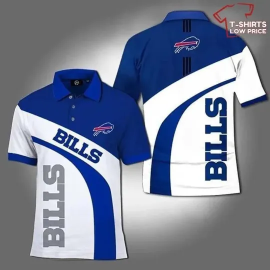 Discover Buffalo Football Team Billss 3D Polo Shirt